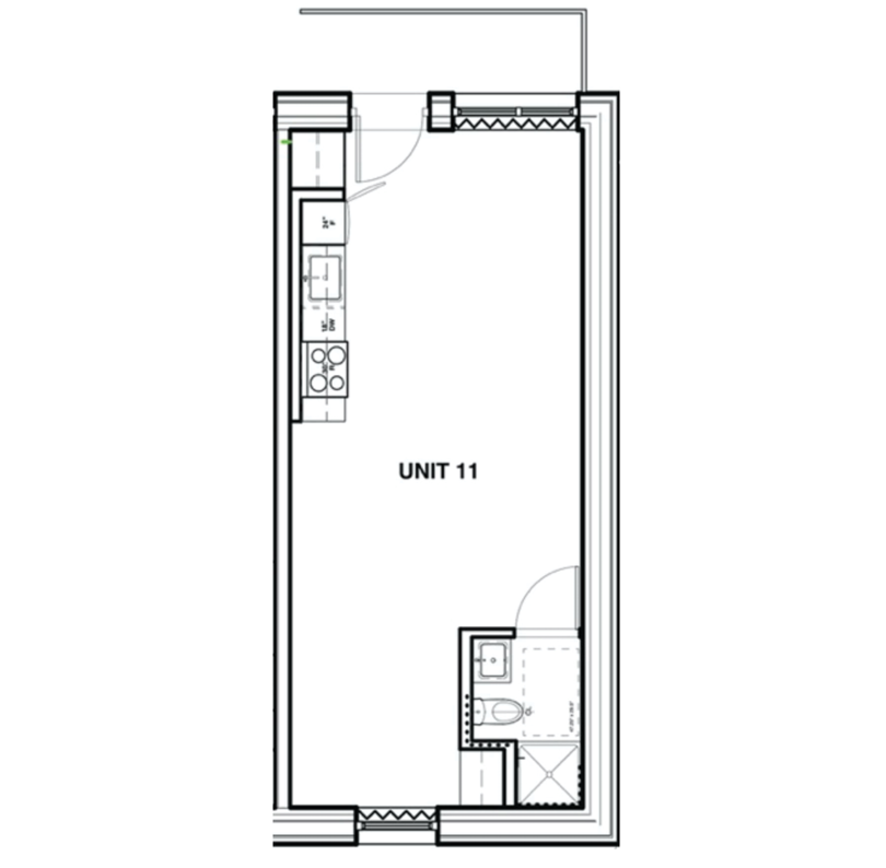 Studio floor plan